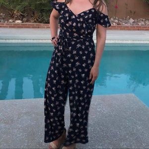 Miami navy jumpsuit -Medium